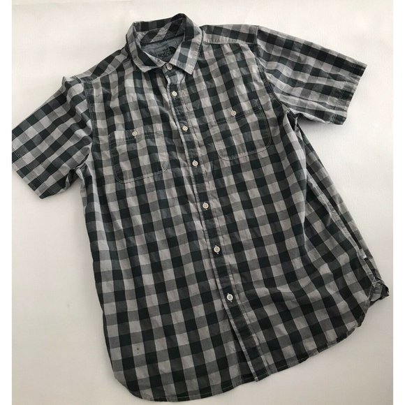 The North Face Other - The North Face Mens Medium Green Plaid Short Sleeve Button Front Shirt